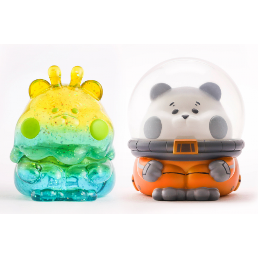 Mini Kakigoori Kuma-Space Exploration (Set Of 2)