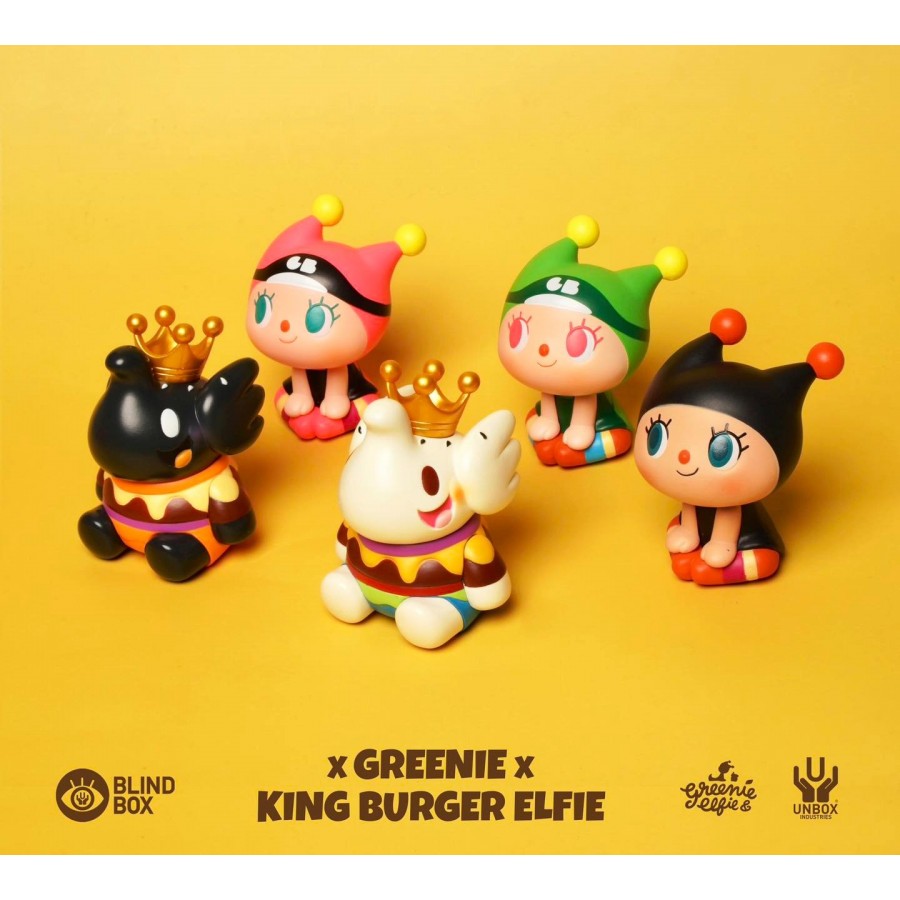 KING BURGER ELFIE & Greenie 盲盒（6 件）