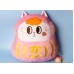 KIYO NEKO 'DARUMA' CUSHION (PINK)