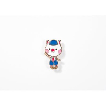 Sing Sing Rabbit cute metal pin